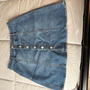 Mossimo Supply Co. Blue A-Line Skirt